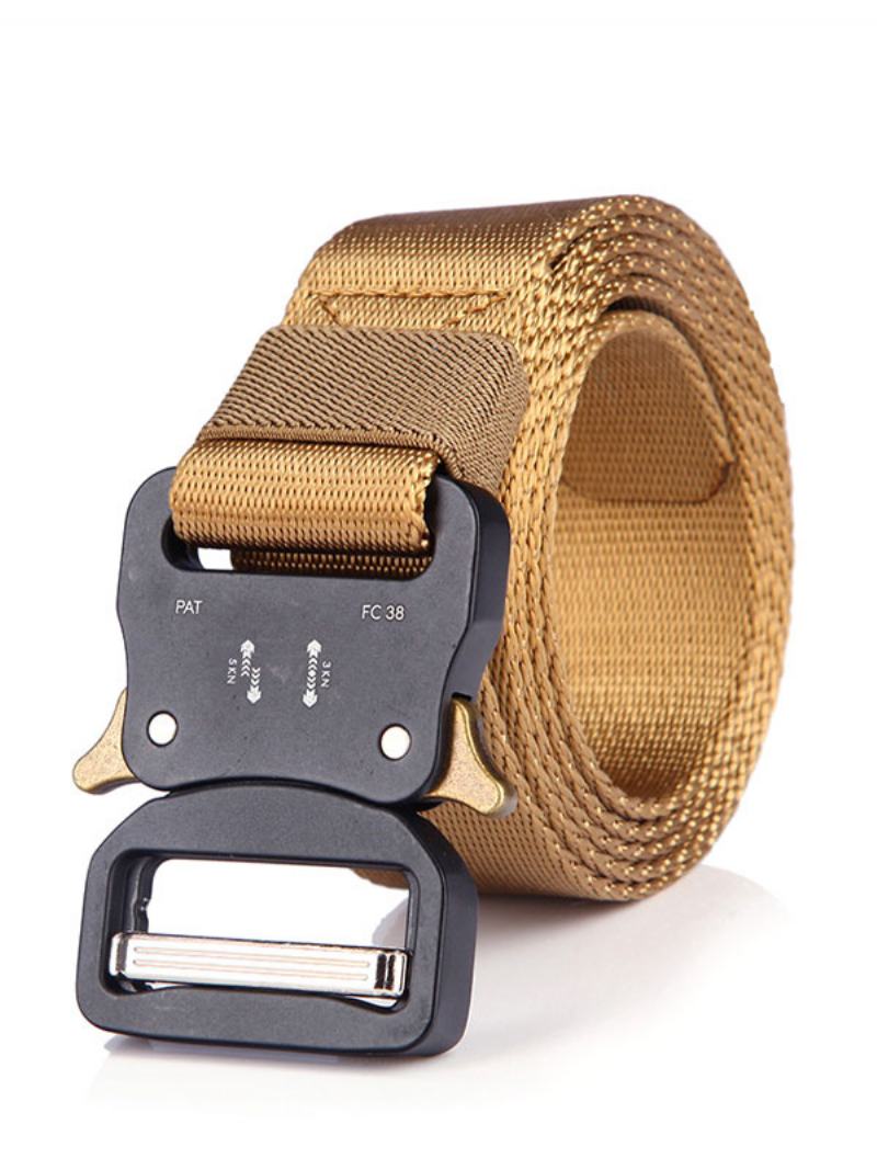 Kvalitní Pásek Pro Muže Polyester Hunter Green Belt - Khaki