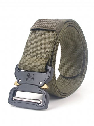 Pánský Pásek Nylon Hunter Green Daily Casual Belt