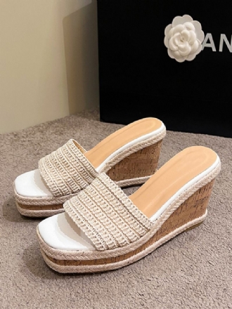 Dámské Pantofle Na Klínu Dámská Platforma Slip On Sandal Slides