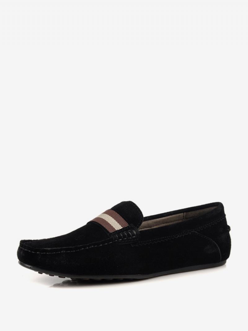 Hovězí Kůže Pánské Loafer Slip On Boty