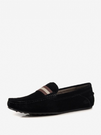 Hovězí Kůže Pánské Loafer Slip On Boty