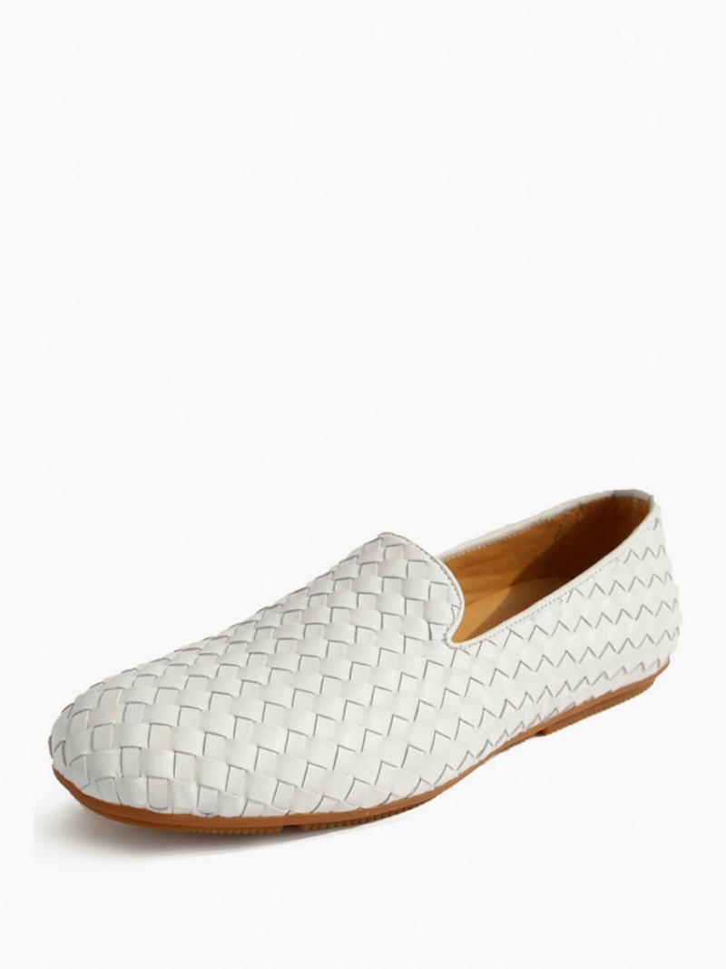 Hovězí Kůže Pánské Slip On Loafer Boty