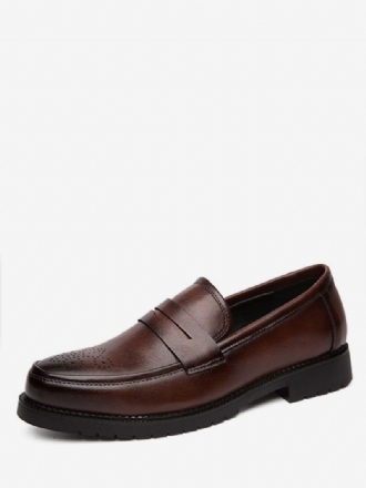 Pánské Brogues Penny Slip On Loafers Boty