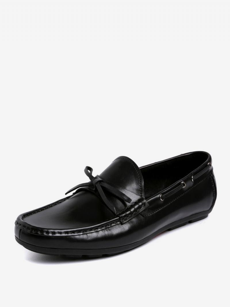 Pánské Slip On Loafer Hovězí Střapcové Boty